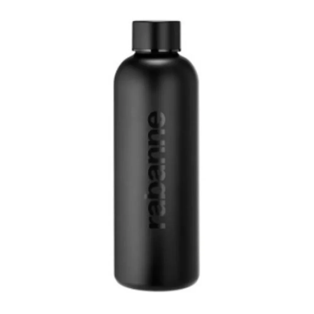 Paco Rabanne Invictus Water Bottle, Matte Black 750ml, Logo Design, Boxed - NEW